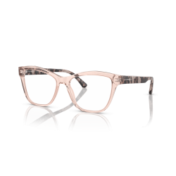 Óculos De Grau Emporio Armani Feminino Undefined Shiny Transparent Pink